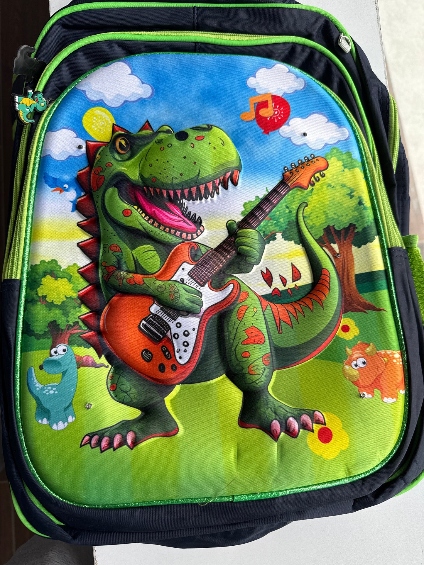 MOCHILA TRIPLE PRIMARIA DINOSAURIO