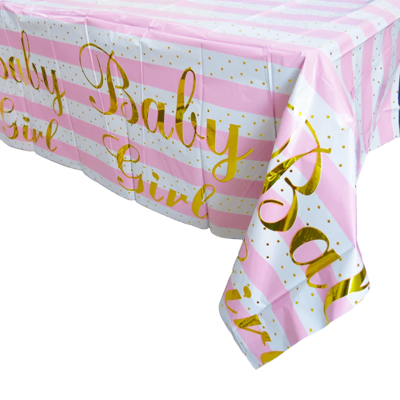 mantel metalico baby shower niña