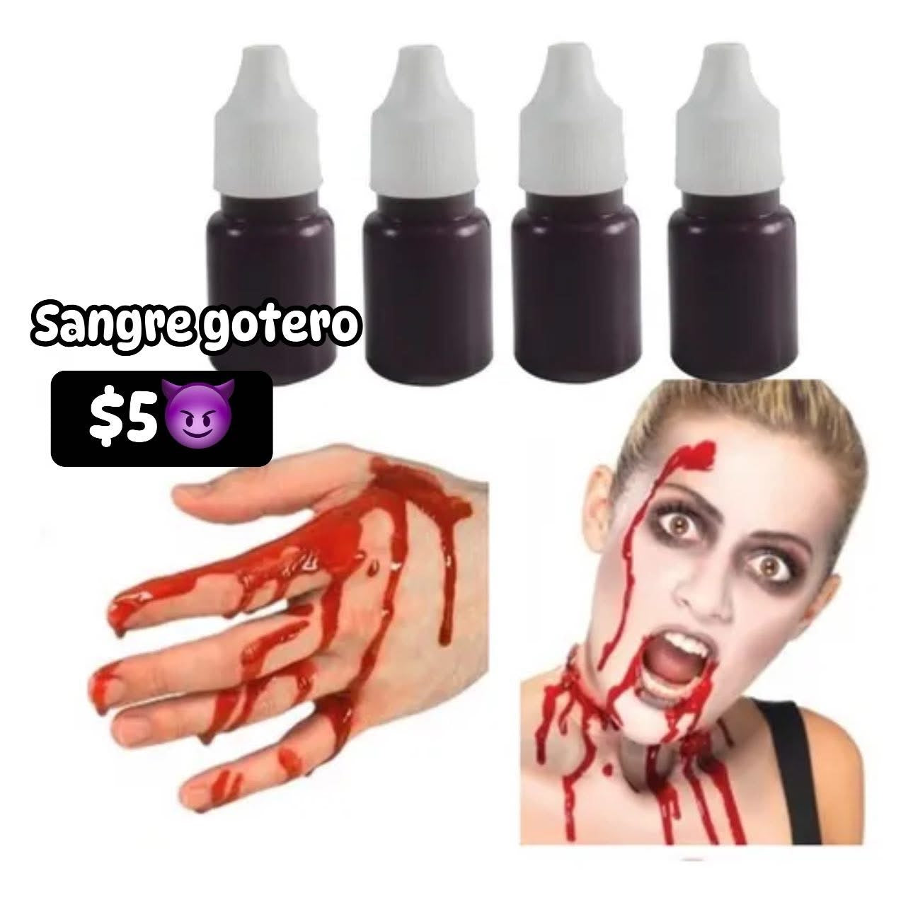 Sangre en gotero