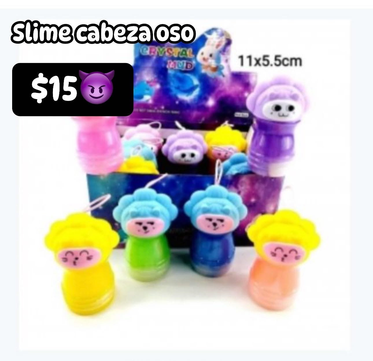 Slime cabeza oso
