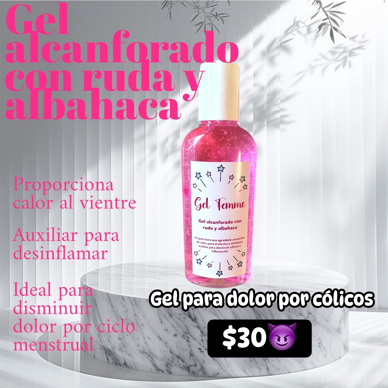 gel alcanforado