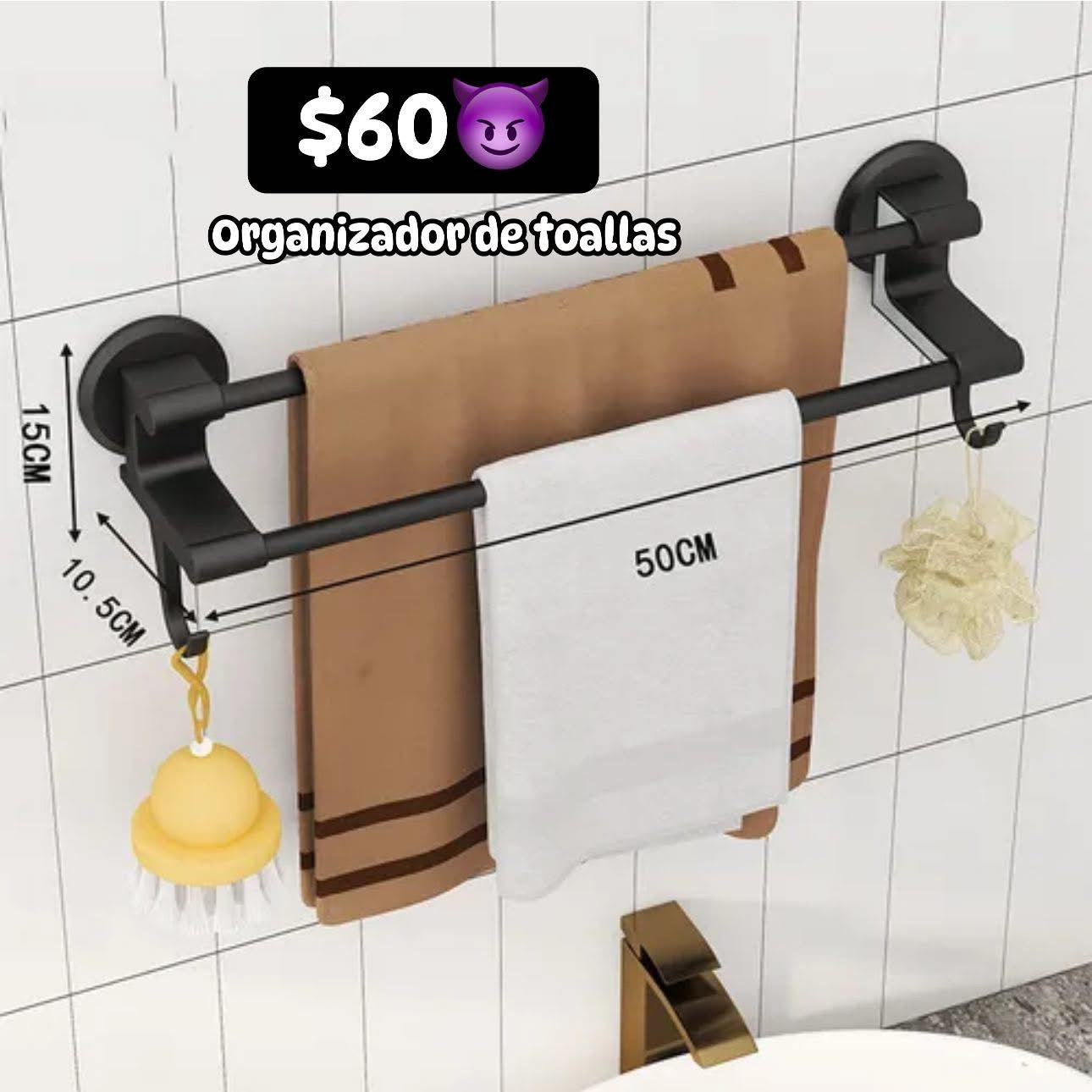 Organizador de toallas