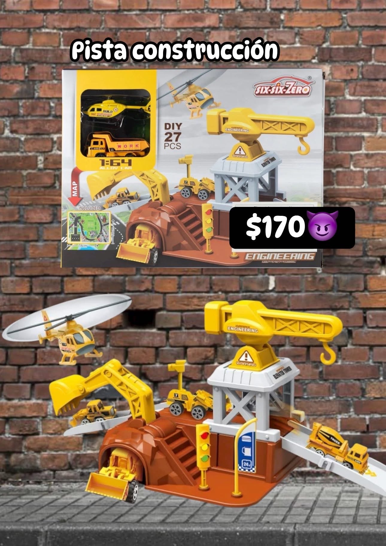 Pistas policía, reciclaje, bomberos, construcción