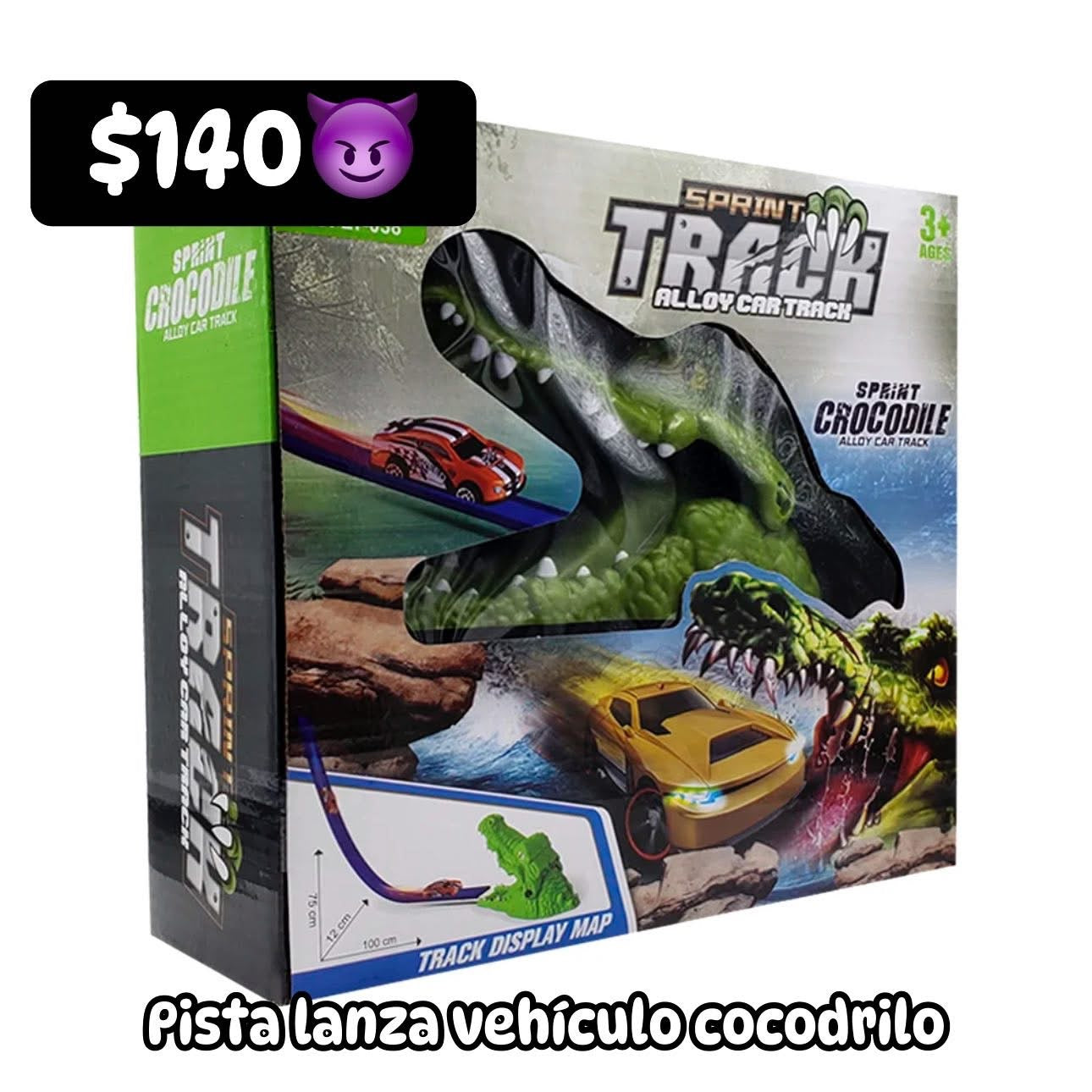 Pista lanza vehiculo tiburon