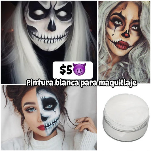 Pintura blanca pastilla