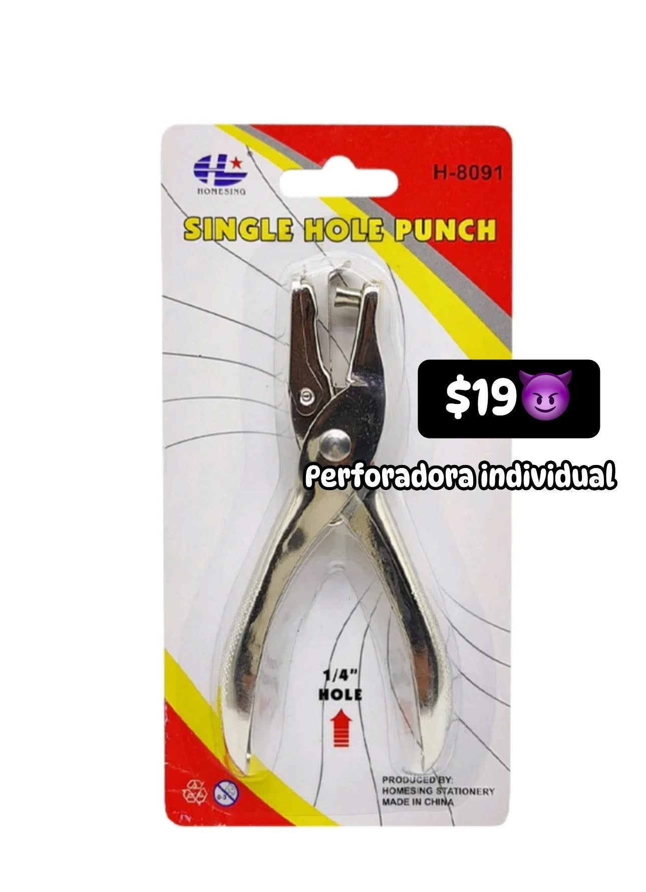 Perforadora individual