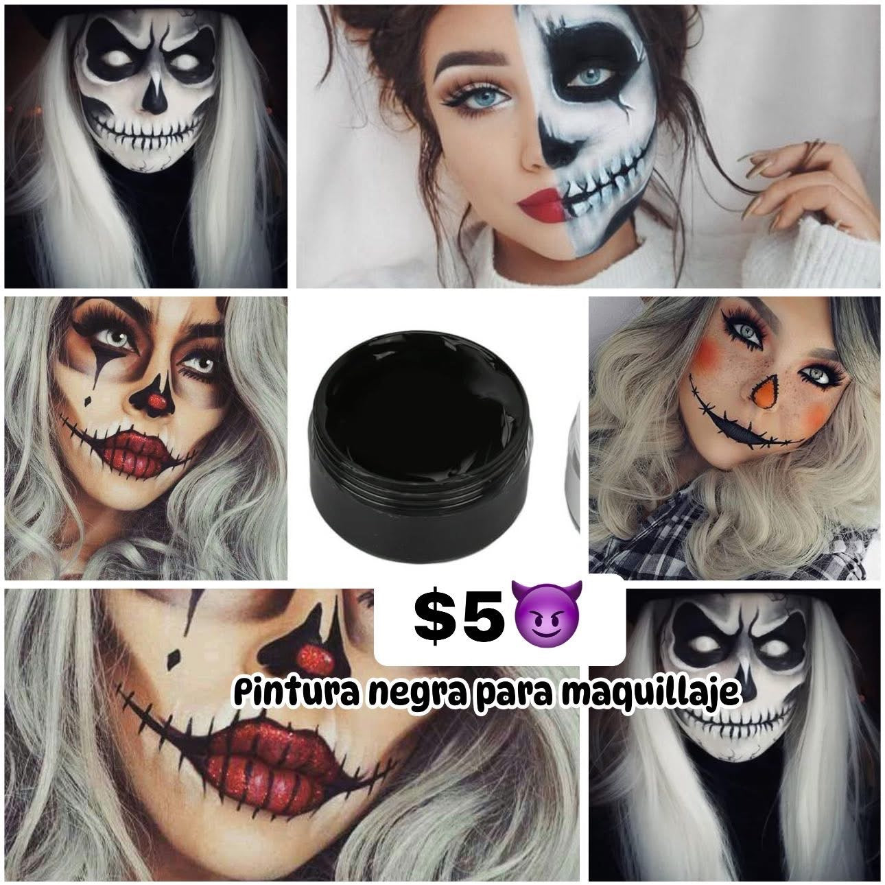 Pintura negra pastilla