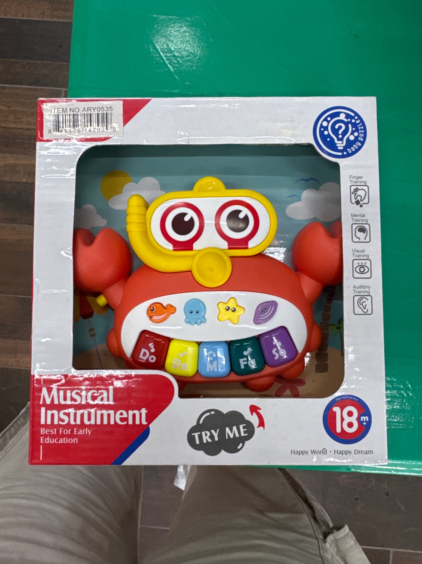 Cangrejo piano musical