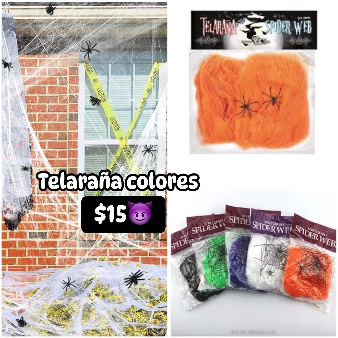 Telaraña colores