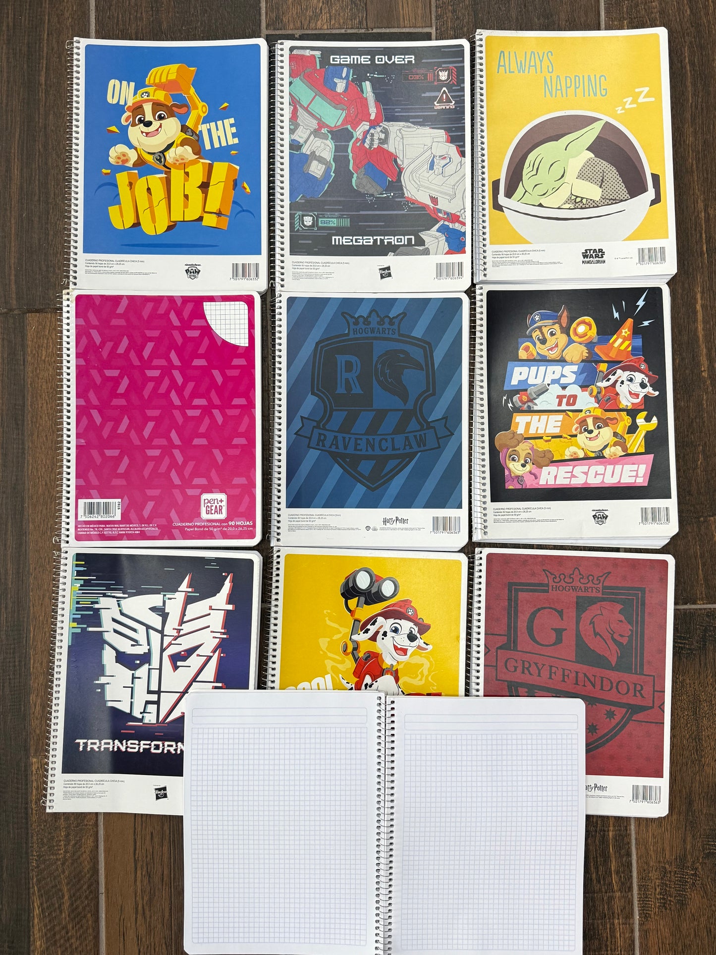 Libreta profesional espiral CUADRO CHICO