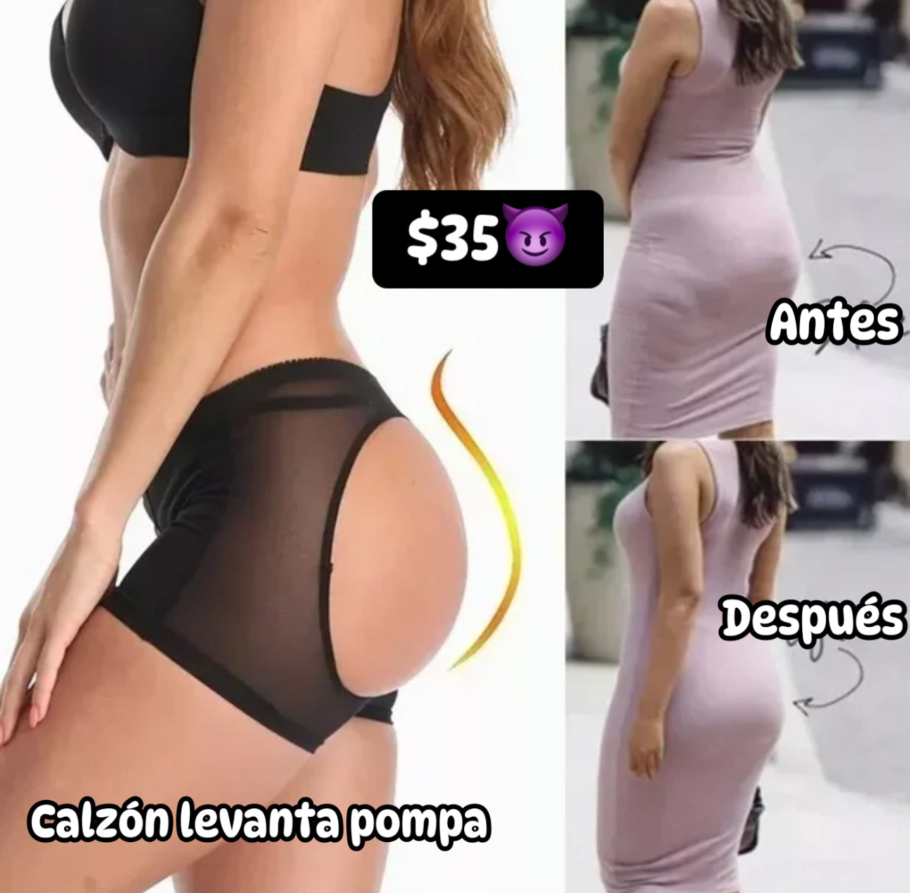 Calzón levanta pompa