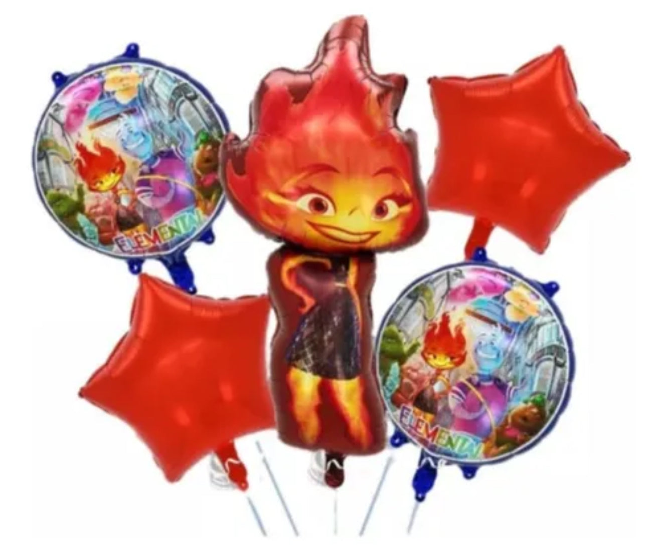 Bouquet 5 globos merlina