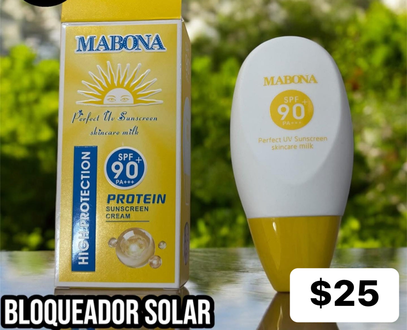 Bloqueador solar 90 mabona