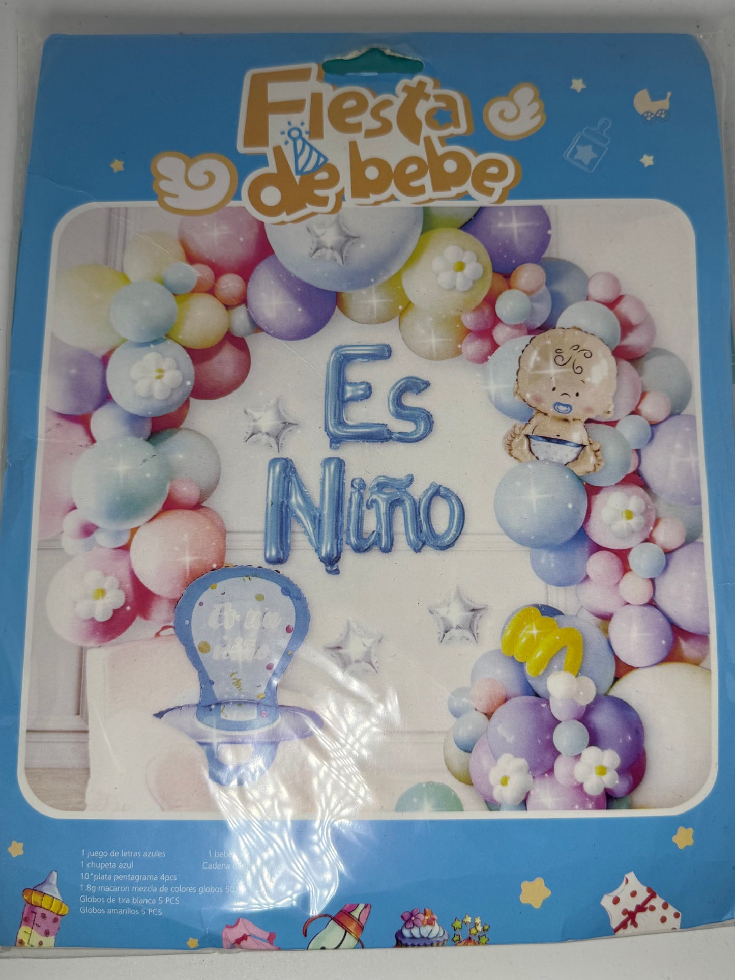 Set de globos Es NIÑO