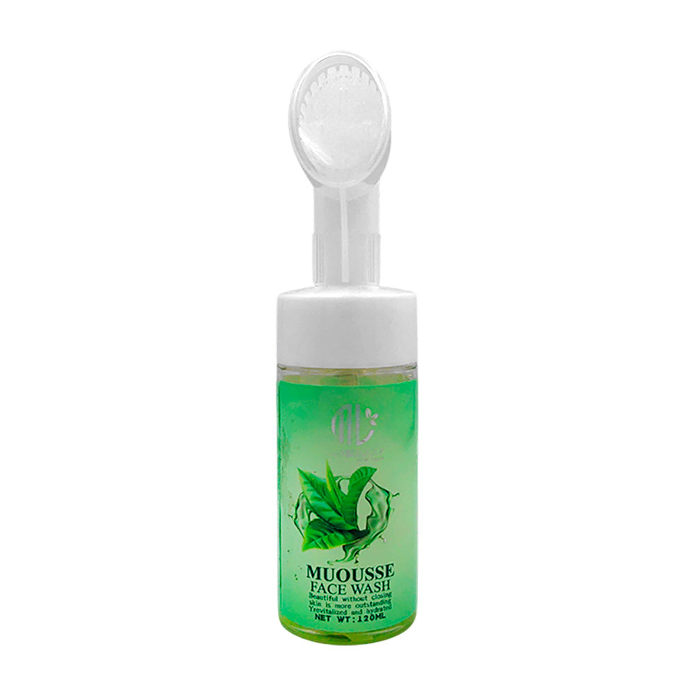 Mousse espuma facial limpiadora con extracto de té verde