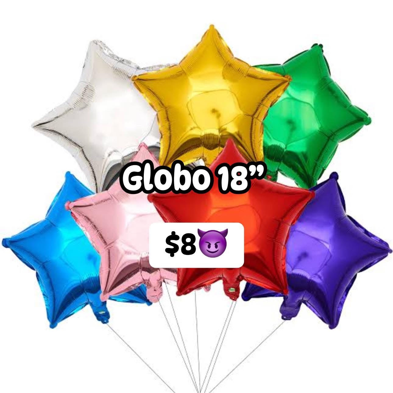 Globo estrella 18 pulgadas