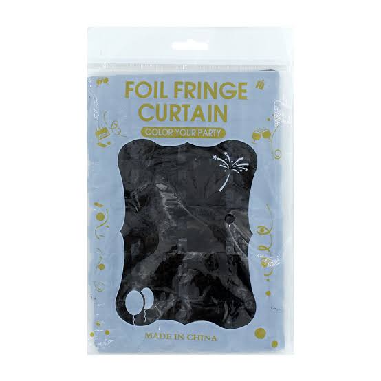 Cortinas Cuadros Grandes Mosaico Metalica NEGRA