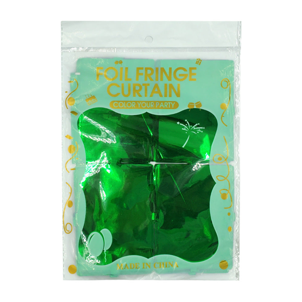 Cortinas Cuadros Grandes Mosaico Metalica VERDE