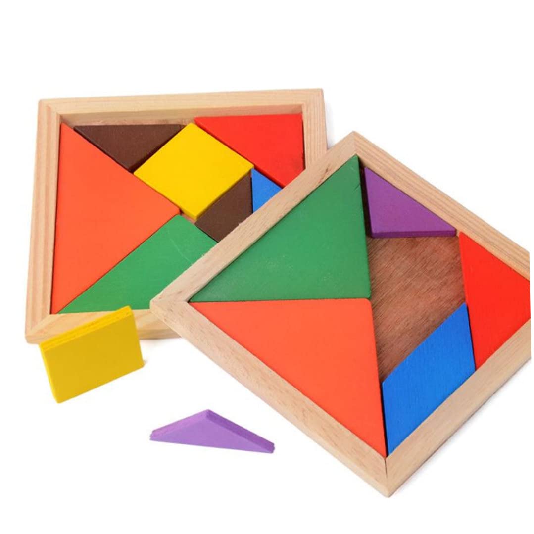 Tangram madera 11.5cm
