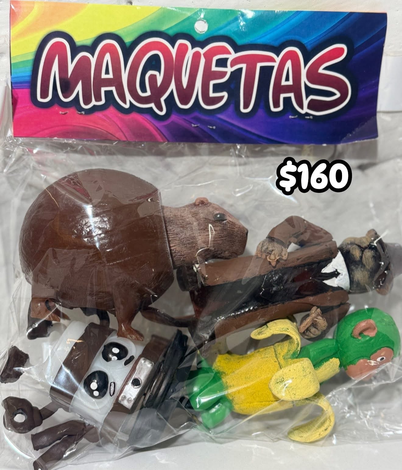 Bolsa tralalero grande 4 personajes