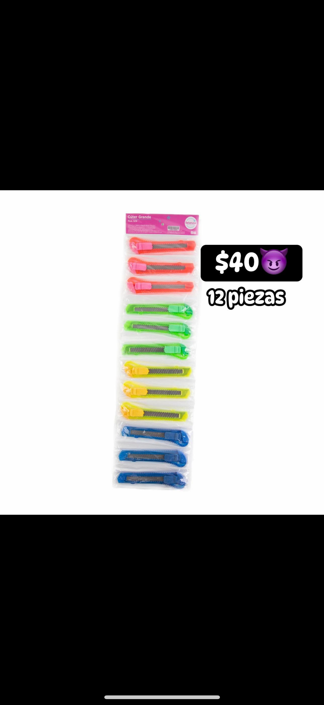 Tira de Cutter 12 piezas