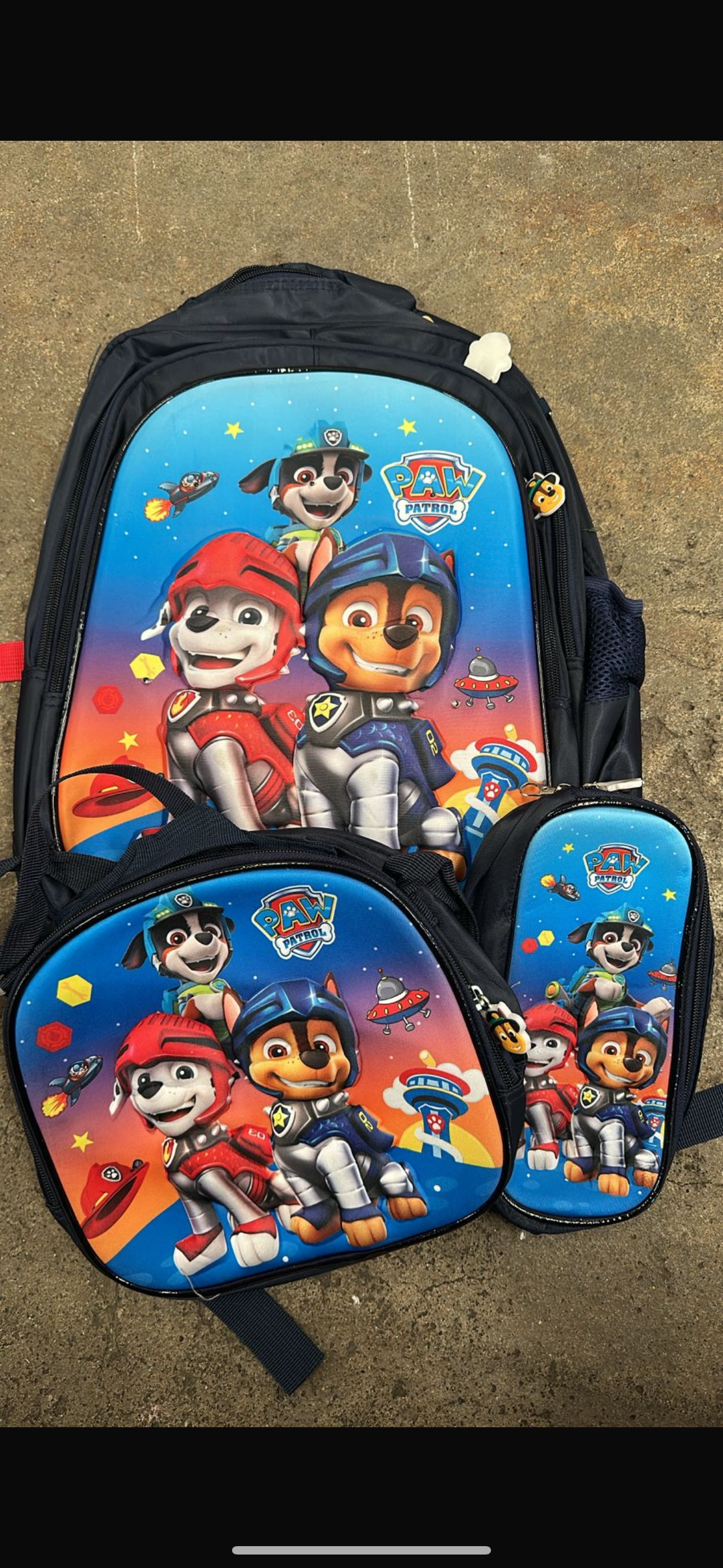 MOCHILA TRIPLE PRIMARIA PAW PATROL