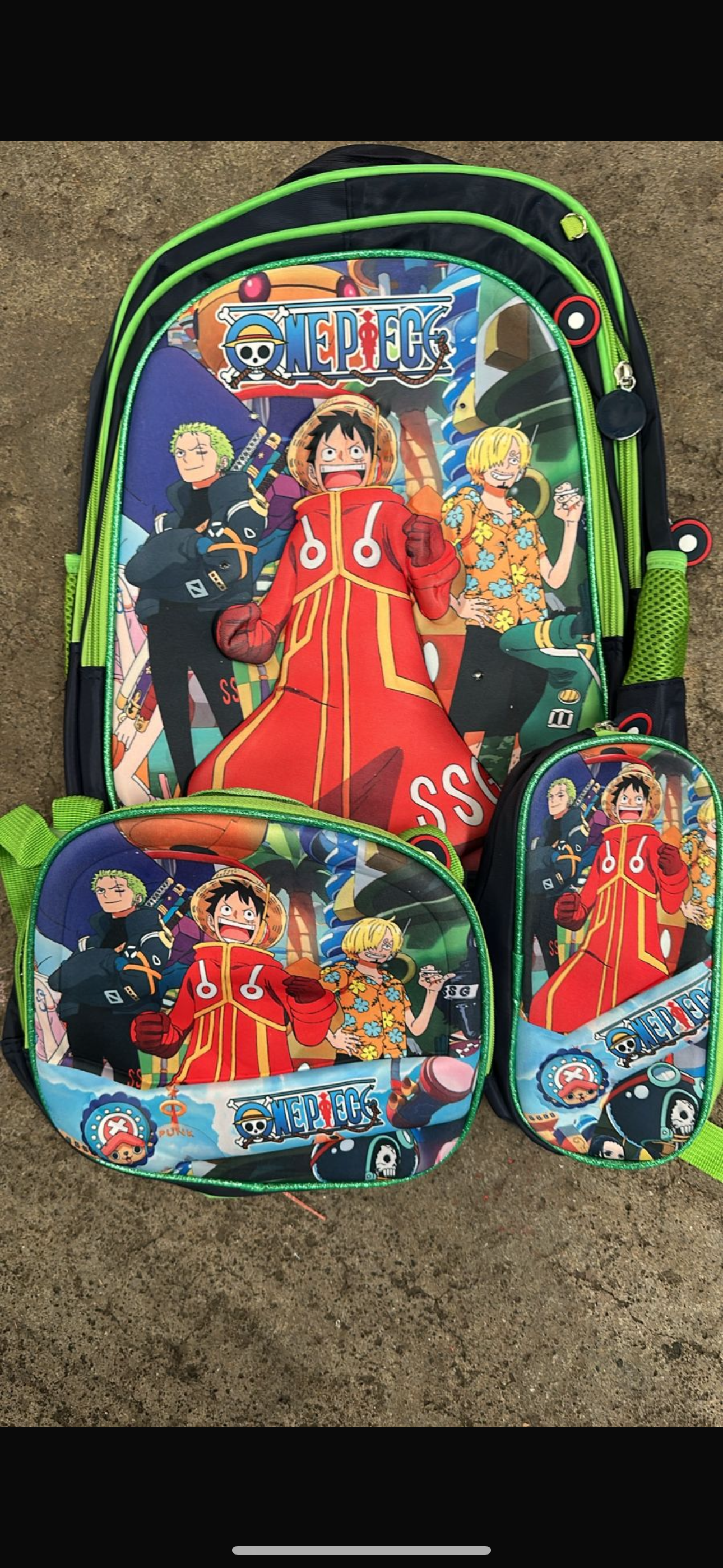 MOCHILA TRIPLE PRIMARIA ONE PICE