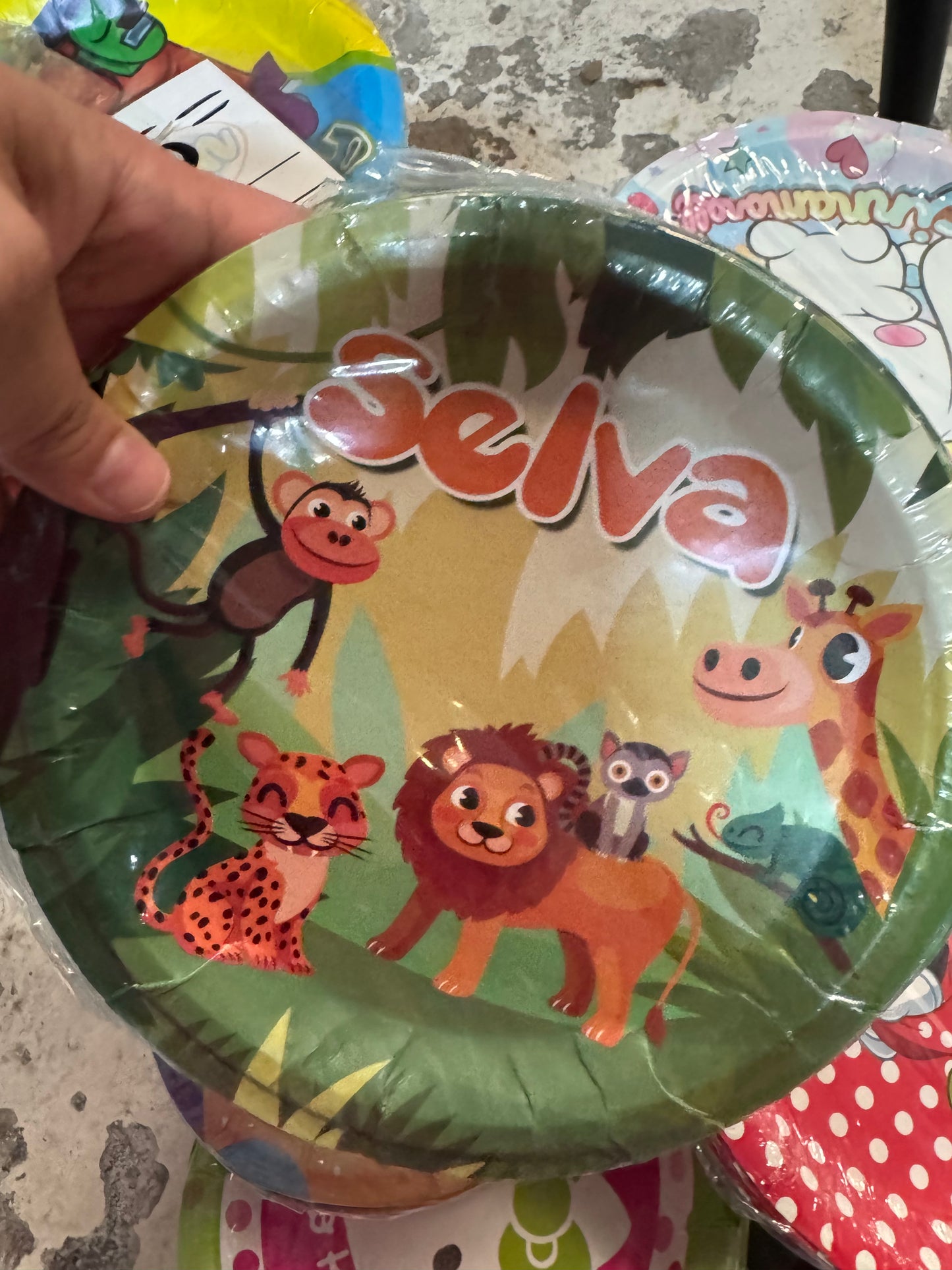 plato pastelero selva