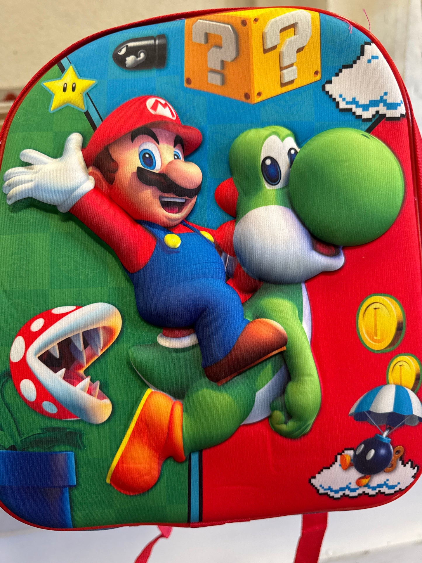 MOCHILA TRIPLE PREESCOLAR MARIO BROS