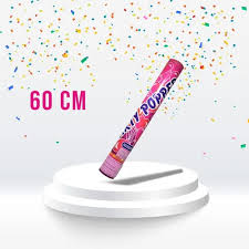 bazuca confeti metalico 60 cm