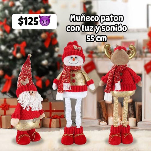 Muñeco paton con luz y sonido 80 cm