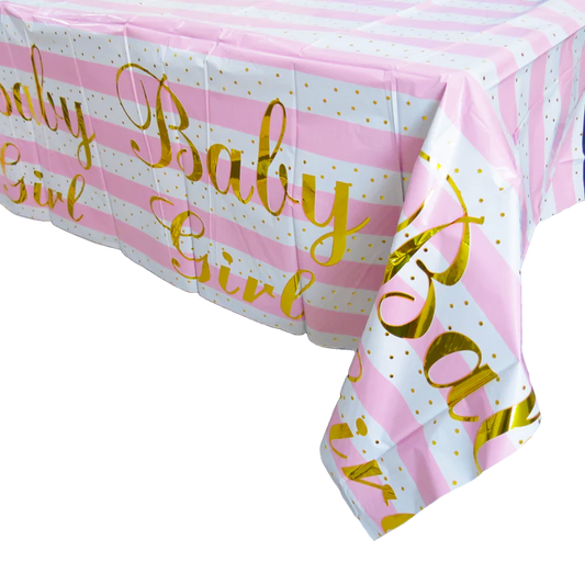 mantel metalico baby shower niña