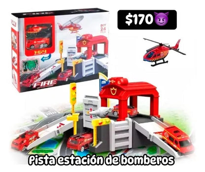 Pistas policía, reciclaje, bomberos, construcción