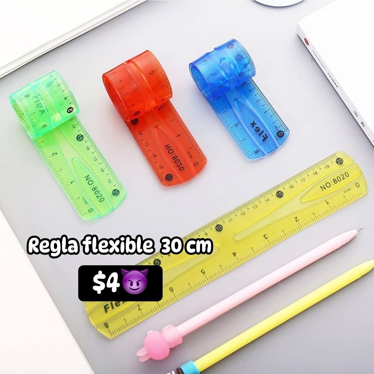 Regla flexible