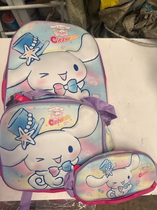 Mochila preescolar triple cinnamon roll