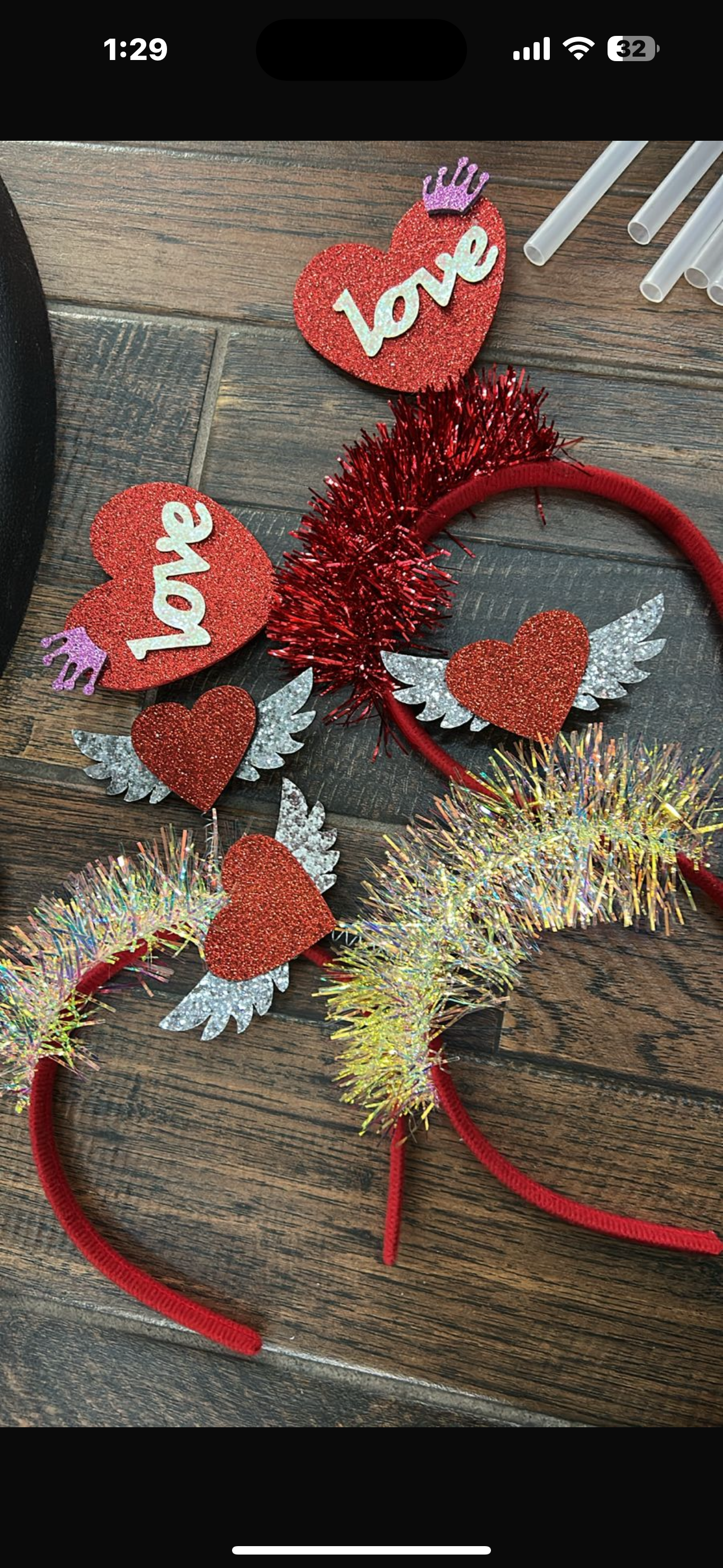 Diadema san valentin