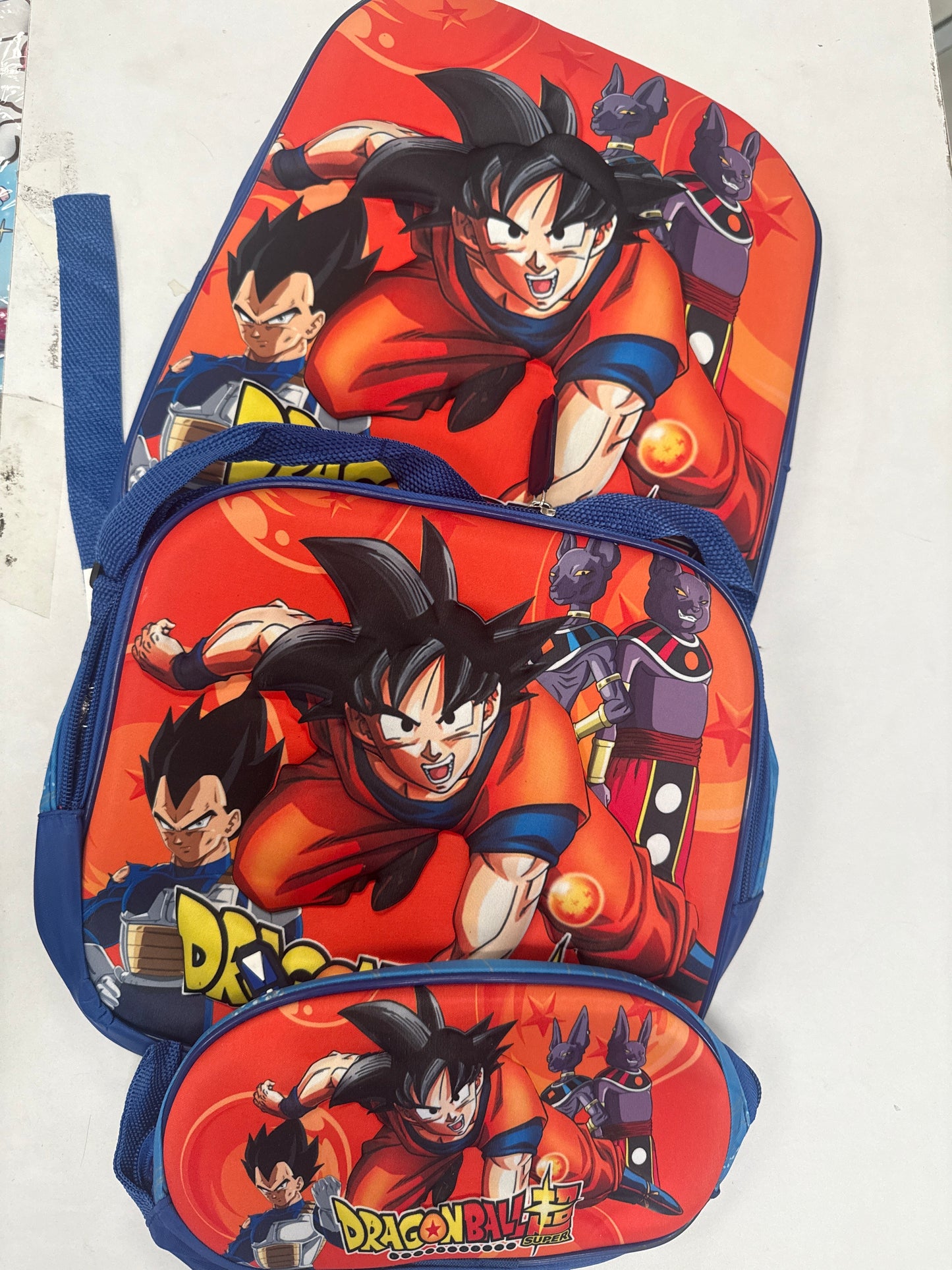 Mochila triple preescolar dragon ball