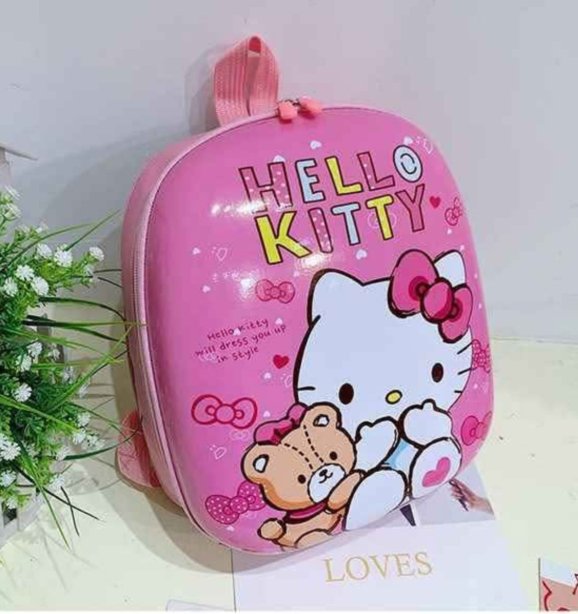 Mochila infanti hello kitty oso