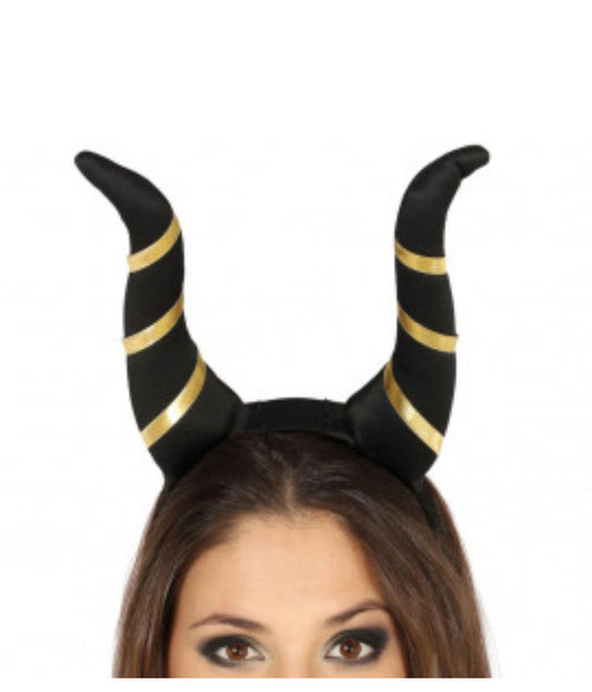 Diadema cuernos malefica