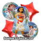 Bouquet 5 globos moana