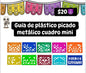 Guia de plastico picado metálico mini