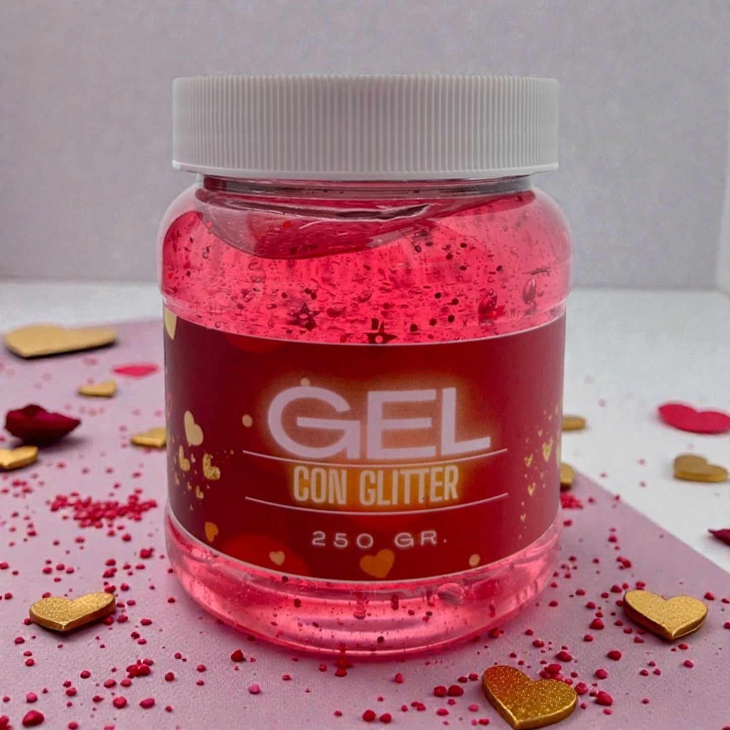 Gel con glitter