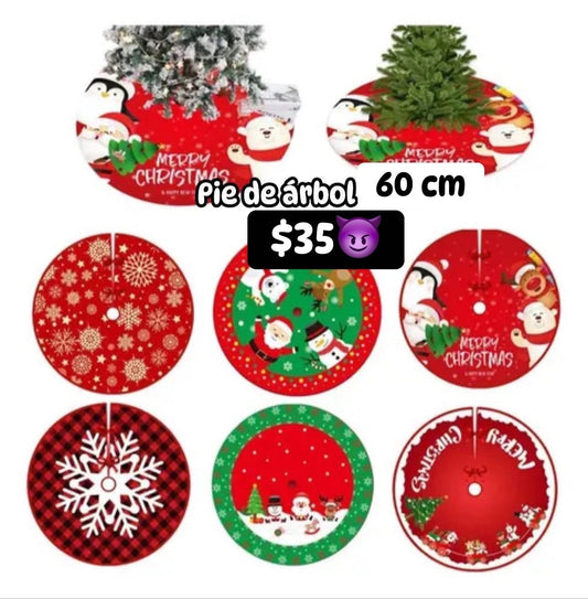 Pie de árbol navideño 60 cm