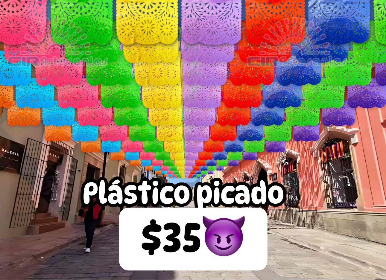 plastico picado colores