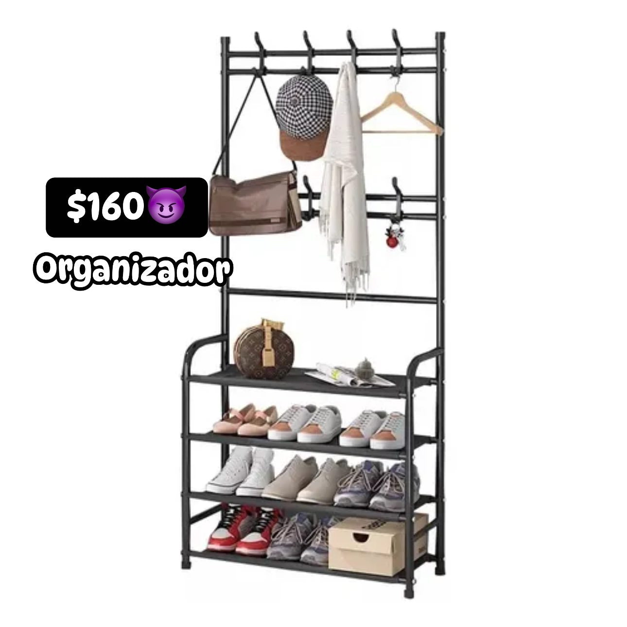 organizador perchero zapatera