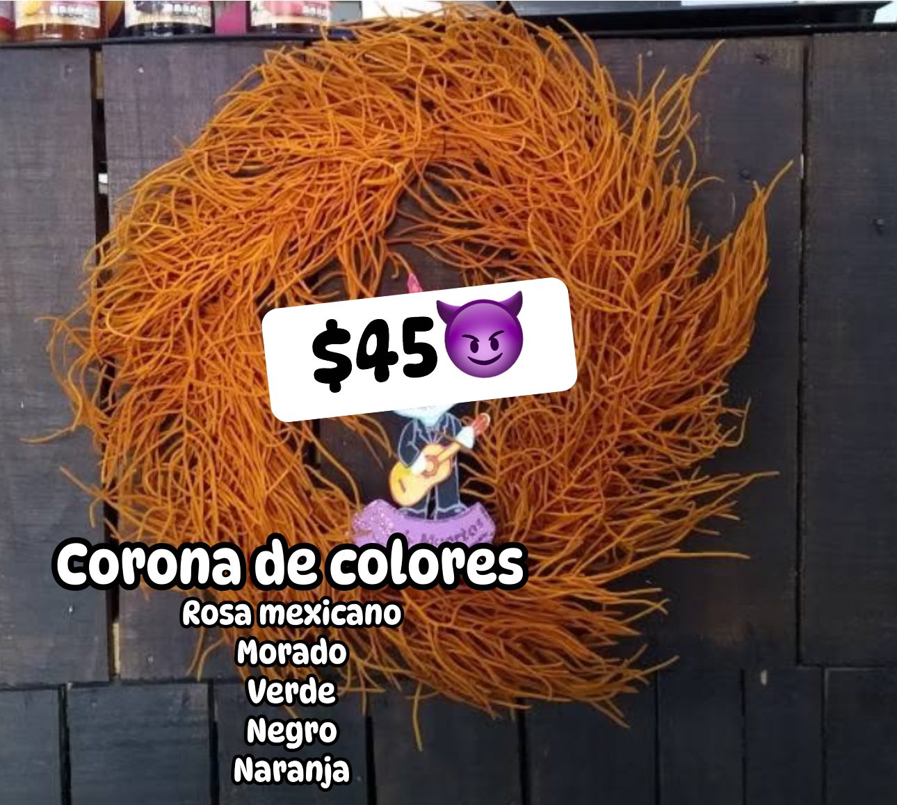 Corona seca colores