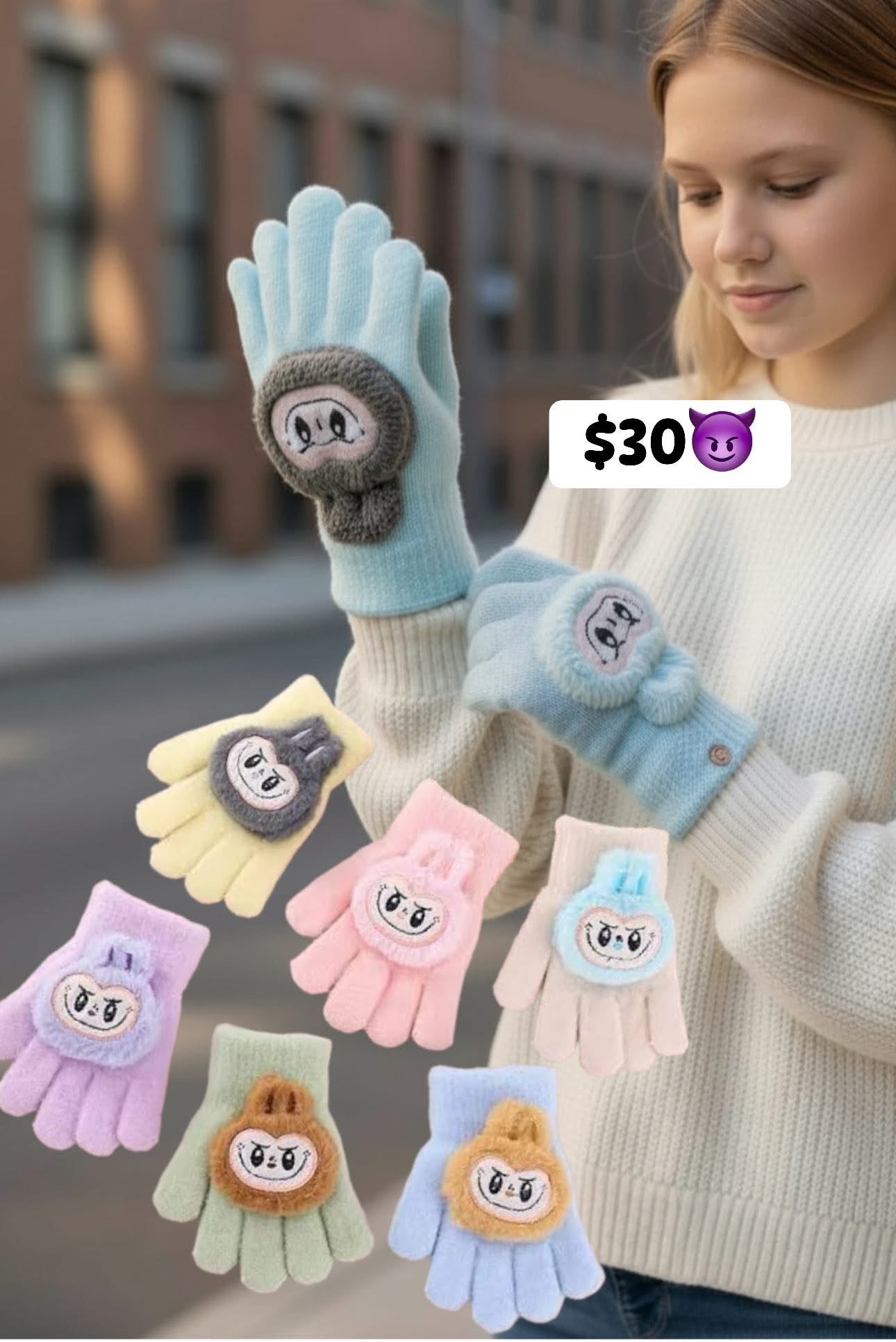 Guante labubu Stich capibara