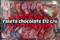 Paleta chocolate corazon