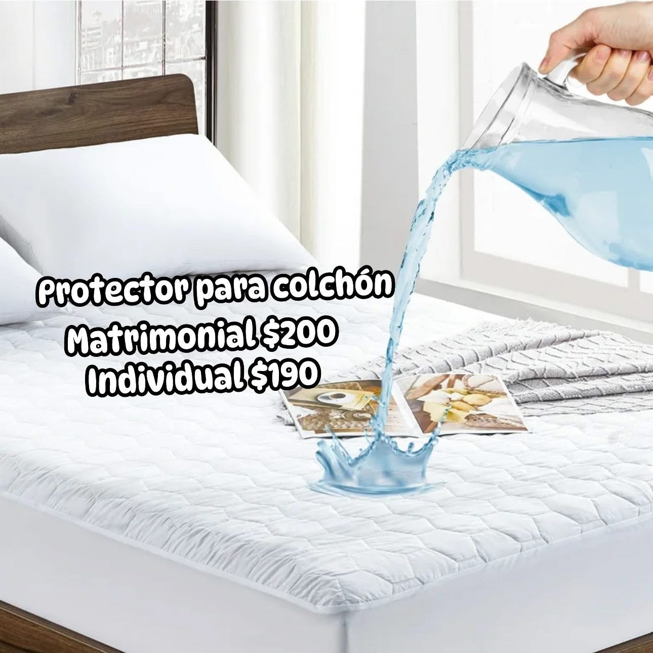 Cubre colchón individual