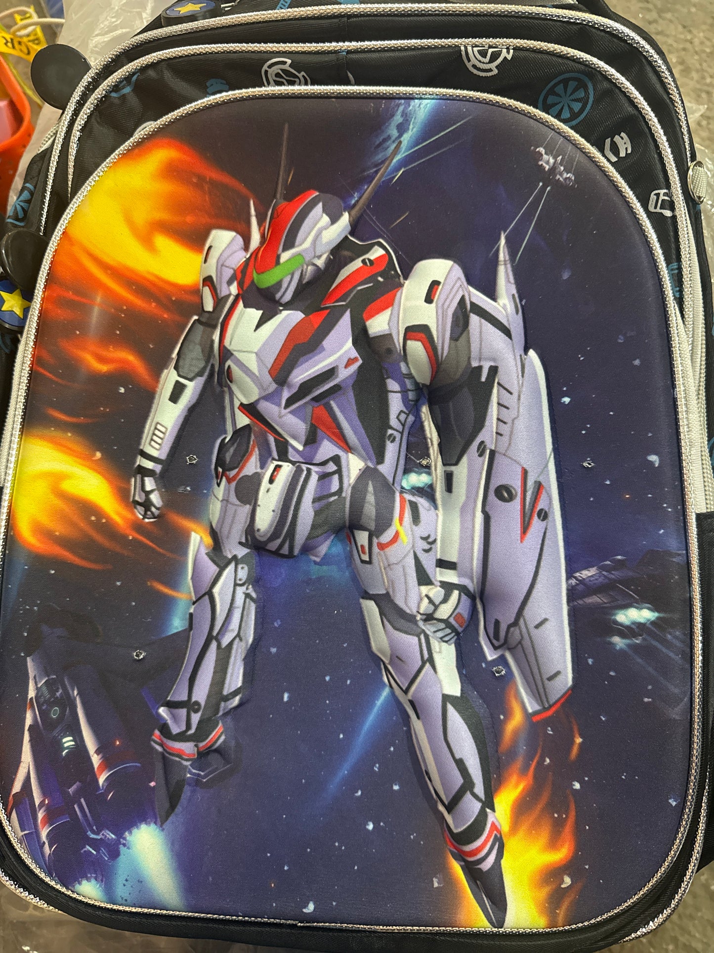 MOCHILA TRIPLE PRIMARIA robot transformer